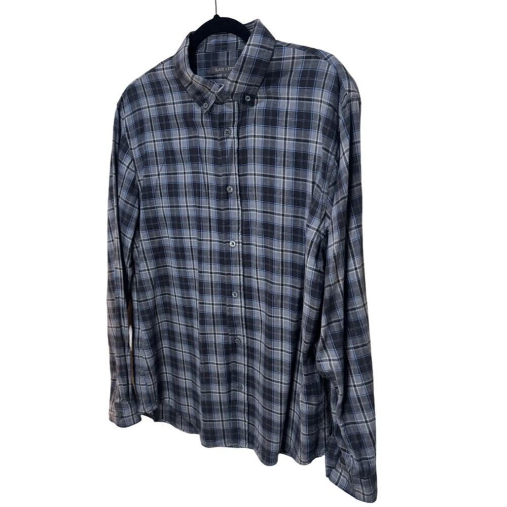 Slate & Stone Flannel Button Down Shirt Size L - Picture 4 of 5
